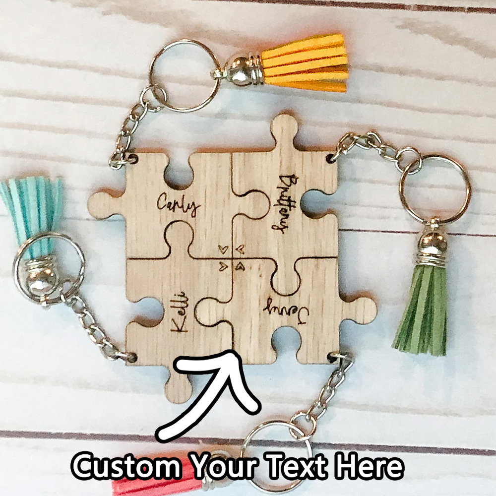 Personalized Engraved Gift - Portachiavi personalizzato: nome personalizzato a forma