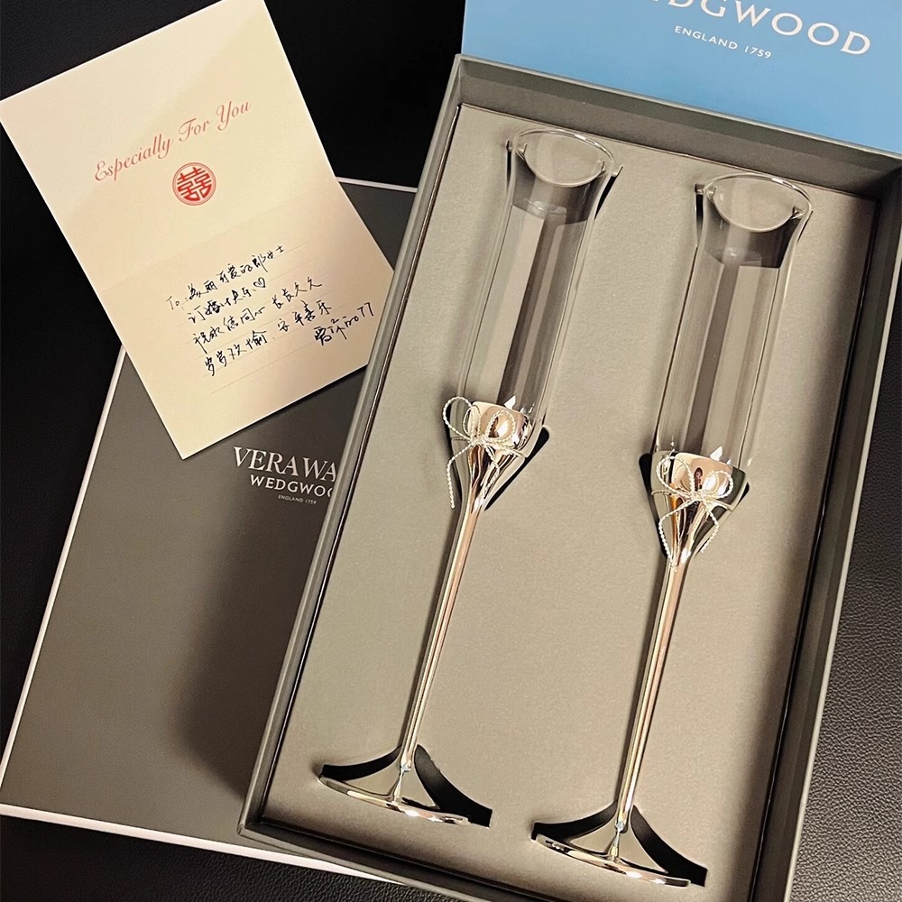 Crystal Wine Glass - Bicchiere da Champagne a Forma di