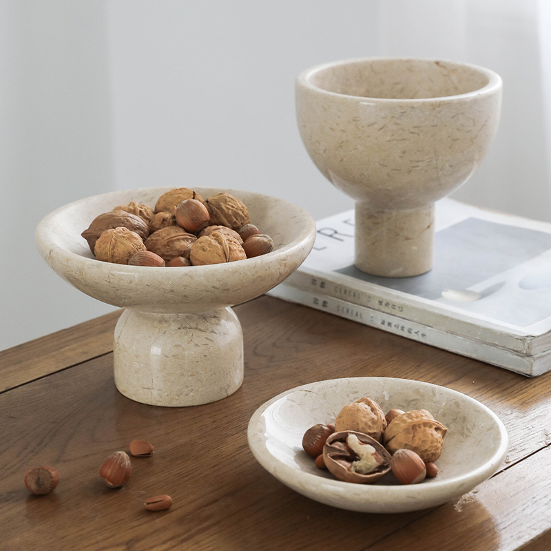 Quiet Luxury Lifestyle - Composta di materiale in marmo Vassoio