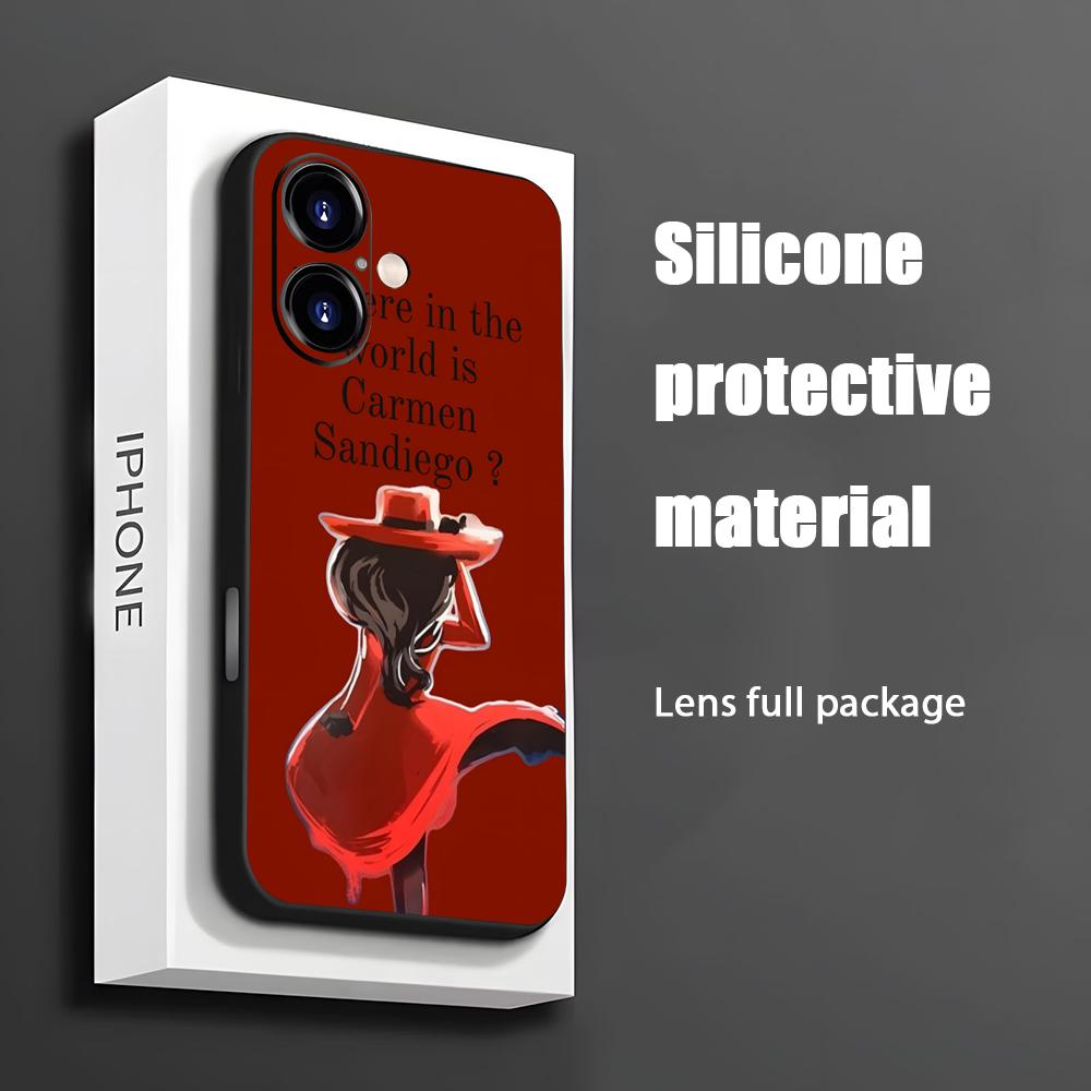 Apple Iphone 15 Pro Max - Custodia per telefono Cartoon Carmen Sandiego