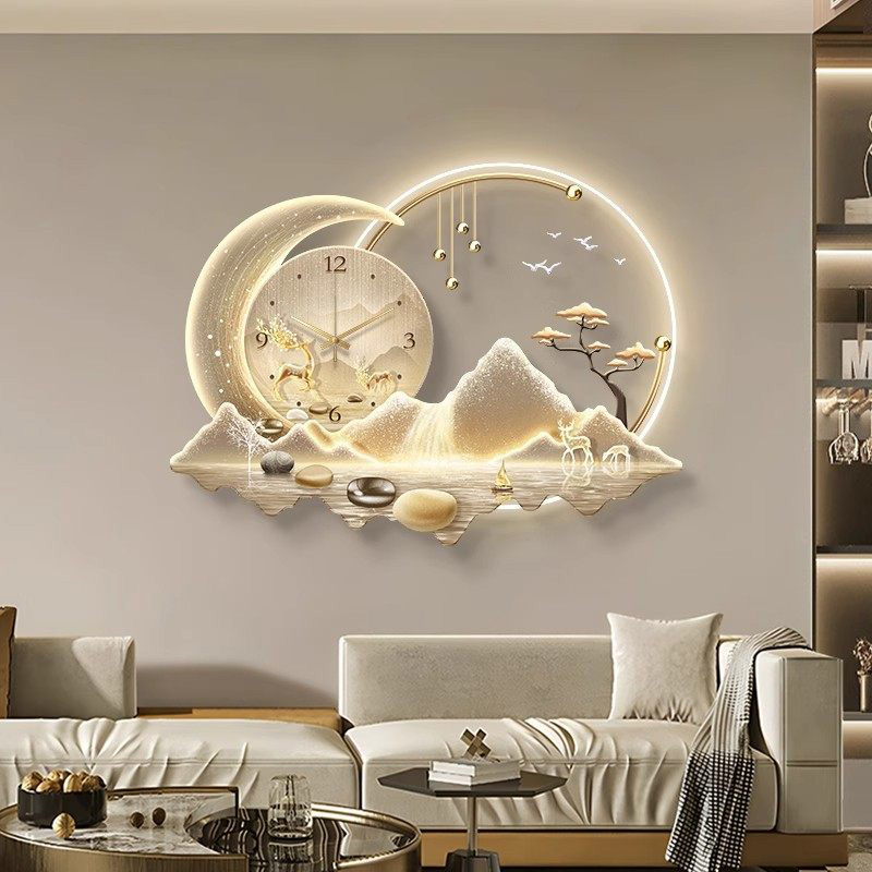 Luxury Lifestyle Homes - Orologio da Parete LED Artistico, Design