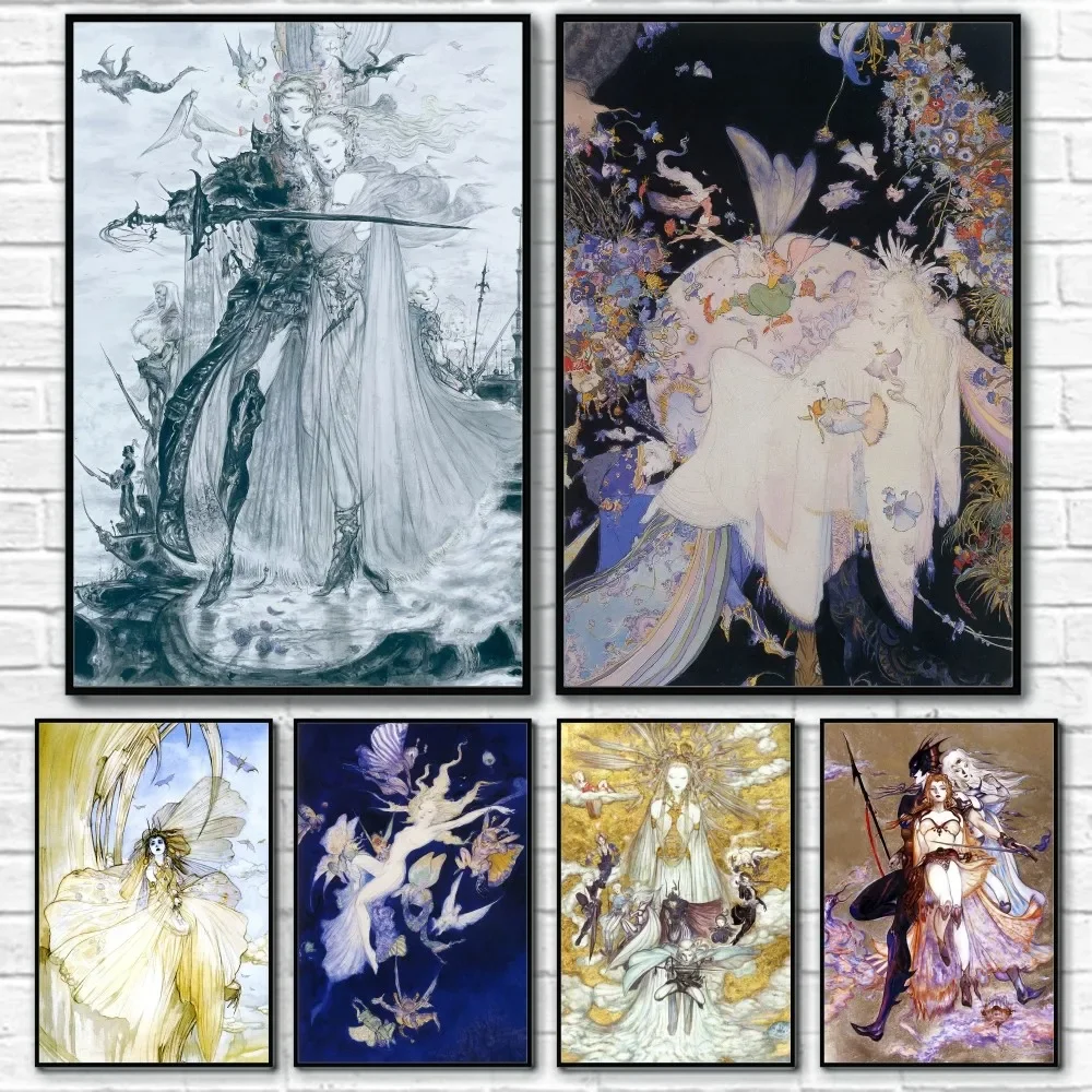 Quiet Luxury Lifestyle - Yoshitaka Amano Final Fantasy Gioco Poster