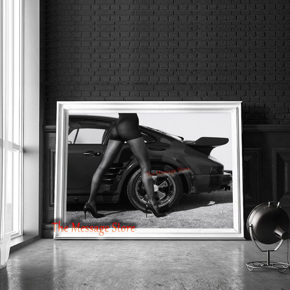 Poster su Tela con Auto Sporti - Luxury Lifestyle Girl recensione e prezzo