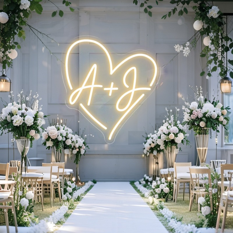 Insegna al neon a LED con iniz - Personalized Engraved Gift recensione e prezzo